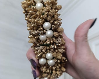 Coroa ucraniana com flores artificiais | Tiara de flores | Arte para cabelo | Faixa de cabelo para casamento | Coroa de flores boho para casamento | Presente para ela