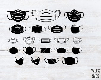 Download Face Mask Svg Etsy