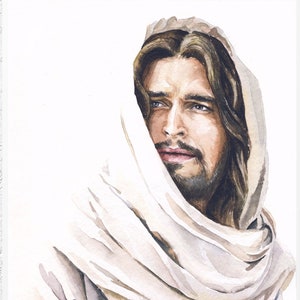 LDS Jesus Christ Portrait Print, Jesus Painting, Jesus Portrait, Jesus Picture, LDS Art picture, Christian Gift, Baptism Gift, Housewarming