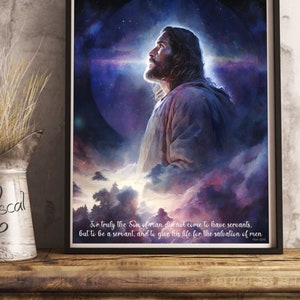 Jesus Portrait, jesus painting, jesus print, jesus art, jesus wall art, jesus picture, jesus watercolor, Christ,  home decor, Wall decor