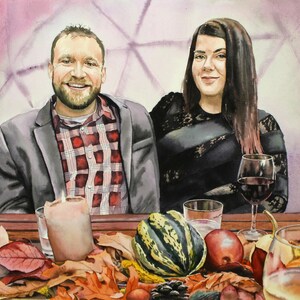 Watercolor portrait from photo, Custom Family Portrait, Watercolor portrait, Custom Portrait, Painting Couple Portrait, Family Painting
