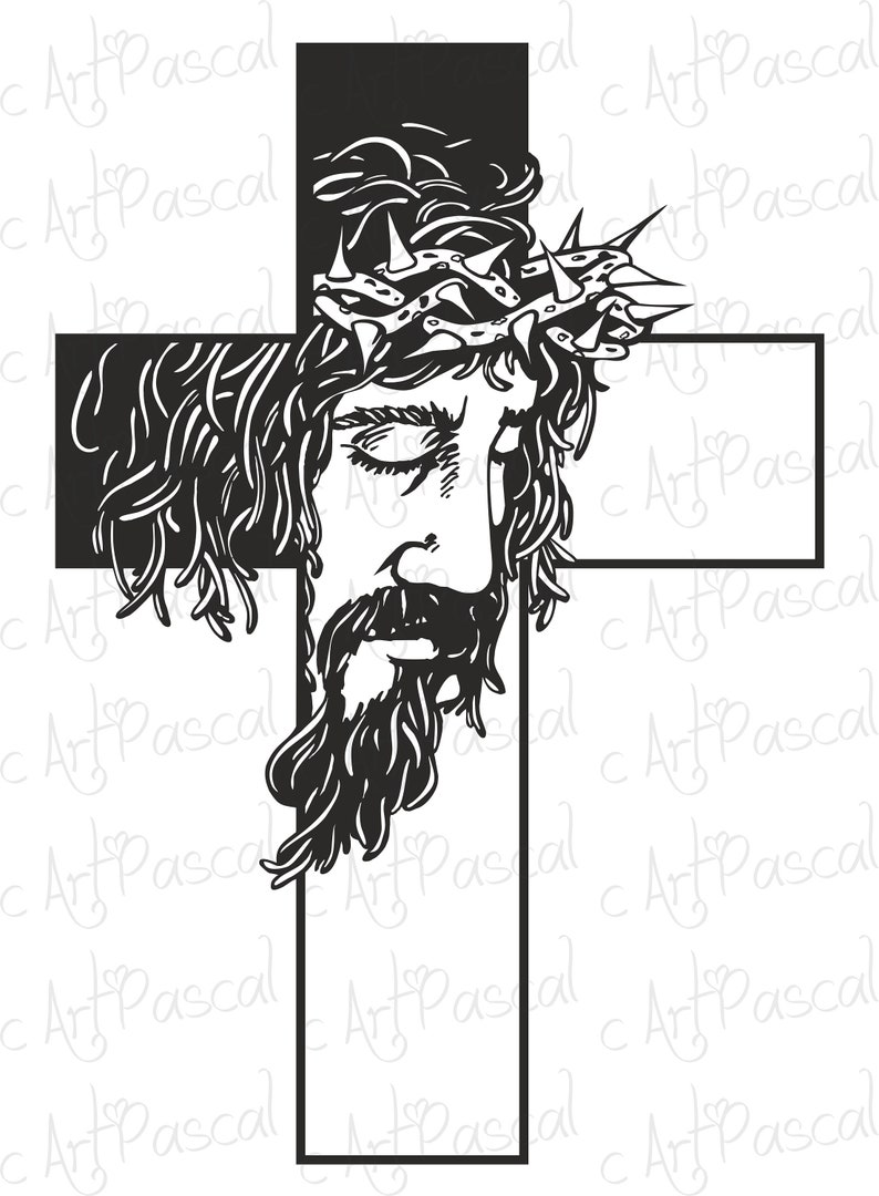 Jesus Cross SVG Christ Portrait SVG lower report printable christian htv artwork Jesus clipart eps png pdf svg information non secular svg photograph relating to Jesus Printable called Jesus Cross SVG Christ Portrait SVG slash history printable christian htv artwork Jesus clipart eps png pdf svg information non secular svg