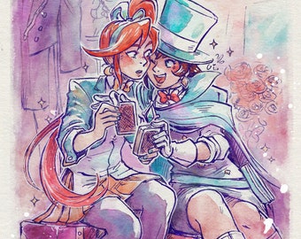 Ace Attorney | Trucy + Athena|  | Print |