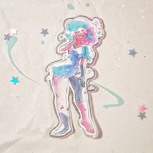 Garnet Fusion | Adesivo holográfico glitter / Steven Universe