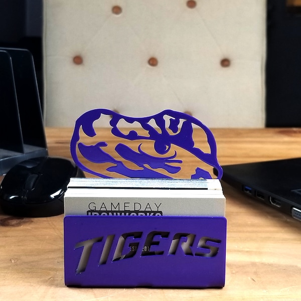 LSU Tigers Business Card Holder