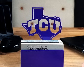 TCU Horned Frogs Business Card Holder