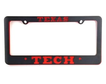 TEXAS TECH Tag Frame