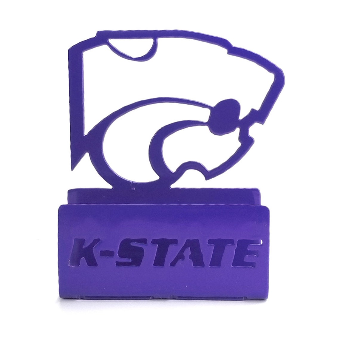 Kansas State Powercat Business Card Holder | Etsy
