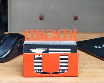 Miami Hurricanes Business Card Holder