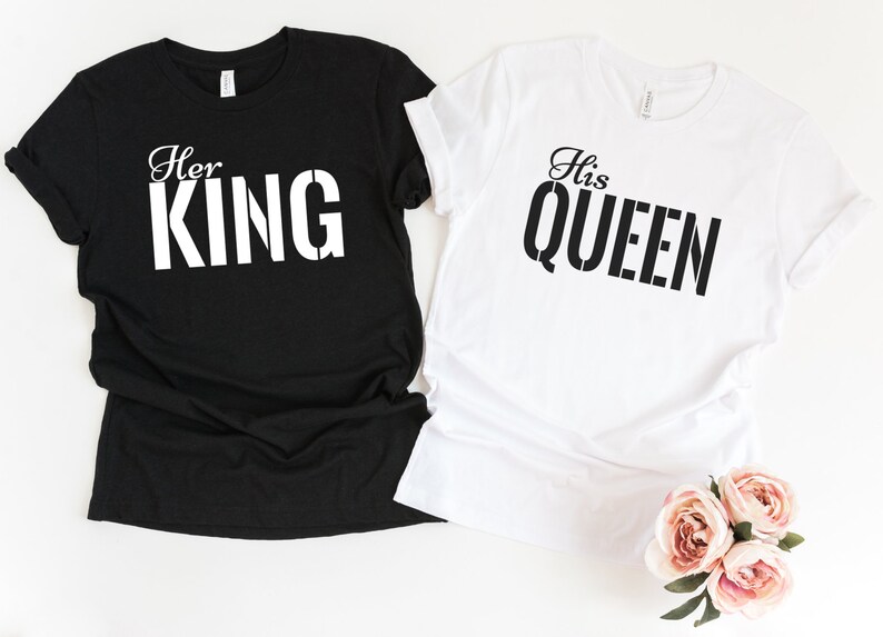 King And Queen Shirt King And Queen Couple Shirts King | Etsy