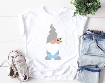 Midsummer Boy Gnome Toddler T-Shirt | Scandinavian Gnome Kids Shirt | Nordic Style Nisse Children's Tee | Swedish Norwegian Danish Gift