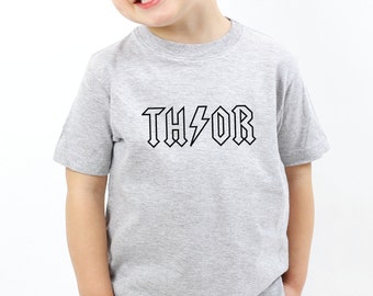 Thor God Of Thunder Toddler T-Shirt | Norse Gods Kids Tee | Nordic Mythology Children's Shirt | Norwegian Swedish Danish Icelandic Gift
