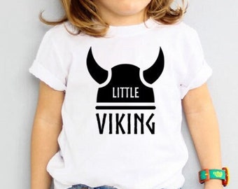 Little Viking Toddler T-Shirt | Future Viking Kids Shirt | Nordic Scandinavian Children's Clothing | Norwegian Danish Swedish Icelandic Gift