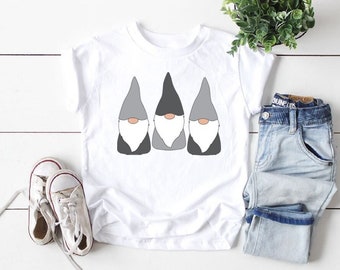 Scandinavian Gnomes Toddler Tee | Nordic Tomten Kids T-Shirt | Swedish Norwegian Nisse Children's Shirt | Scandinavian Toddler Clothes