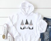 Scandinavian Gnomes Hooded Sweatshirt Swedish Tomten Unisex Hoodie Norwegian Nisse Sweatshirt Nordic Clothing for Men or Women