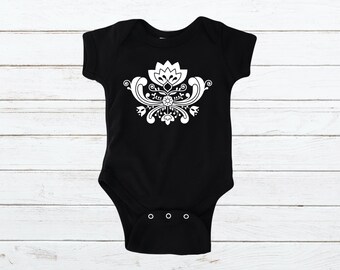 Dominican Republic Flag Fashion Newborn Baby Long Sleeve Bodysuit Romper Infant Summer Clothing
