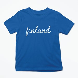 Finland Toddler Tee | Finnish Souvenir Shirt for Kids | Finnish Roots Youth T-Shirt | Visit Finland Clothing Gift for Boys or Girls