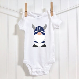 Finnish Viking Boy Gnome Baby Bodysuit | Scandinavian Gnome Baby Outfit | Finnish Baby Clothing | Finland Baby Shower Gift
