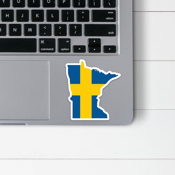 Details about   Minnesota Swedish Flag Sticker 3” x 3.5” 