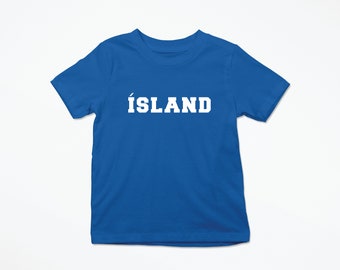 Island Toddler T-Shirt | Iceland Kids Shirt | Icelandic Souvenir Tee for Children | Visit Iceland Gift | Reykjavik Akureyri Hafnarfjordur