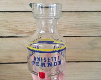 Carafe Anisette Pernod publicitaire vintage
