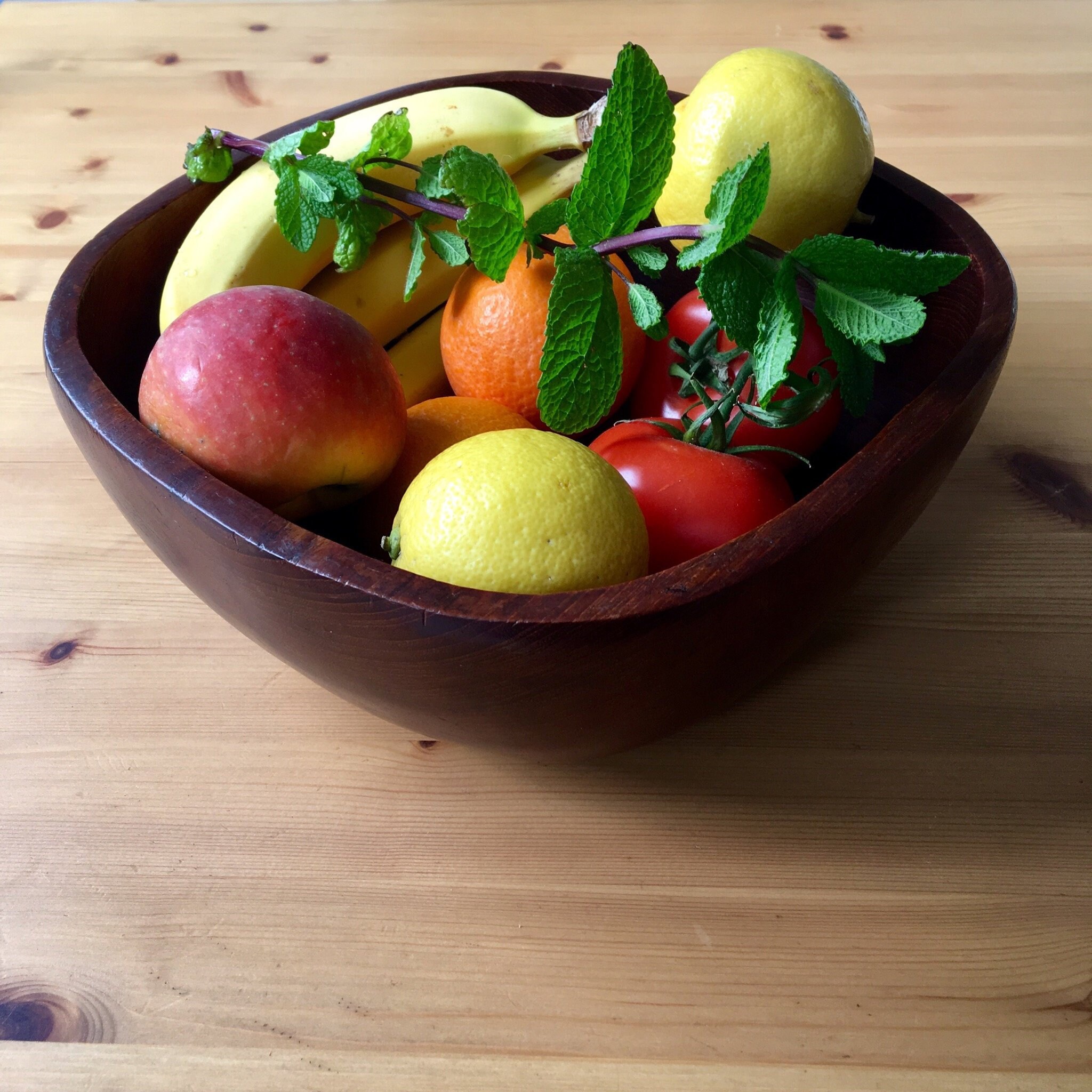 Coupe à Fruits/Saladier en Bois Massif
