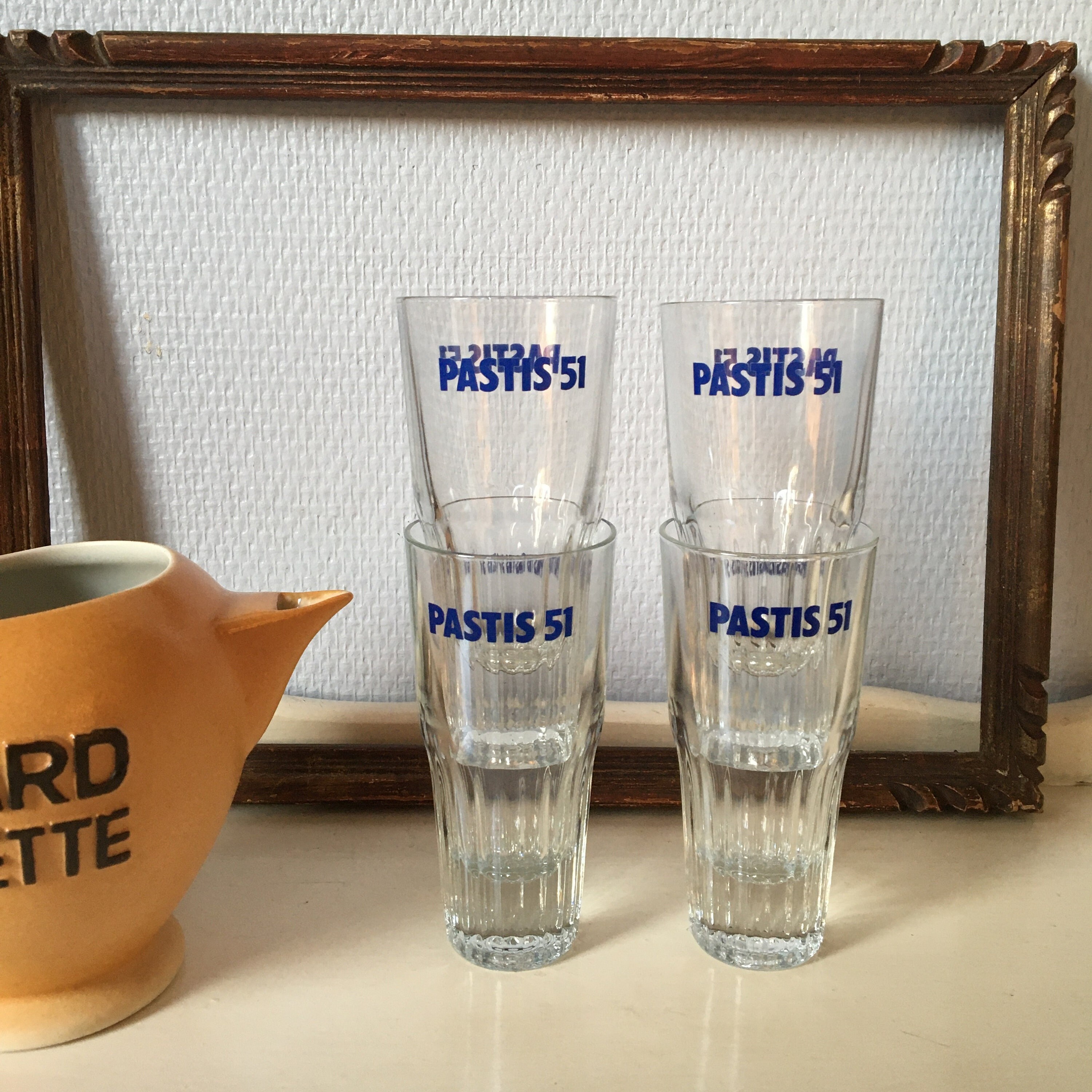 Verres Pastis 51 Vintage