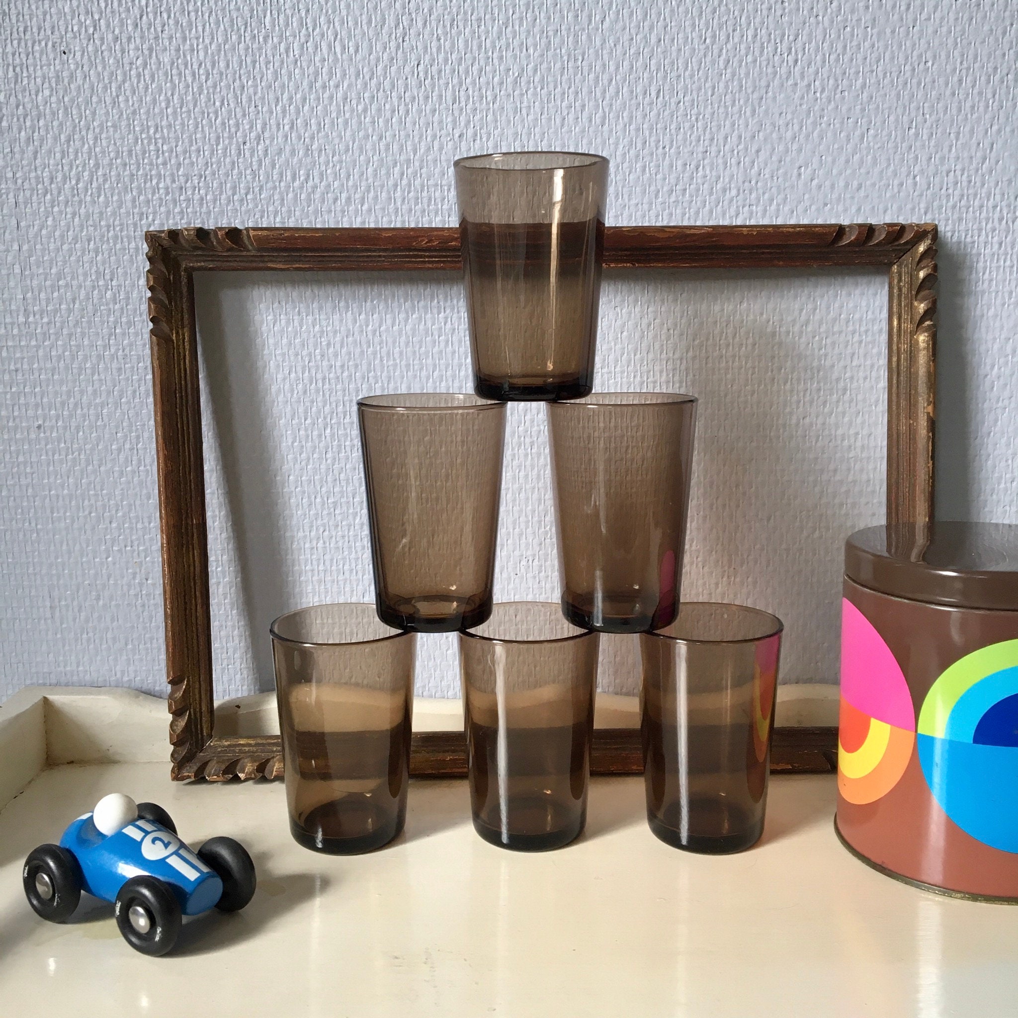 Verres Vereco en Verre Fumé