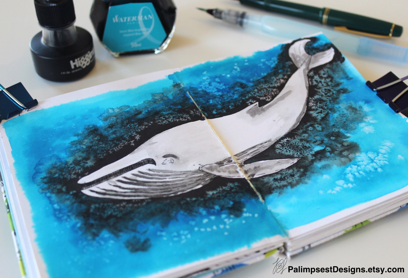 Handmade Bristol Paper Sketchbook Etsy