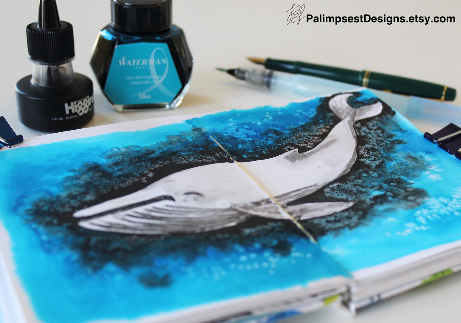 Handmade Bristol Paper Sketchbook Etsy