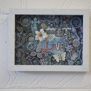 Mixed media hand painted artwork / Collage / Art / Artwork / Abstract / Bohemian Art / Hippie / Boho / Ethnic / Aztec / Wall Art