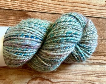 Silverberry, Hand Spun Yarn, Superwash Merino Yak, DK Weight