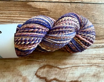 Girls Night Out, Hand Spun Yarn, Superwash Merino Silk Blend, DK Weight