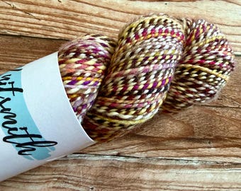Brickyard, Hand Spun Yarn, NSW Superwash Merino, DK Weight