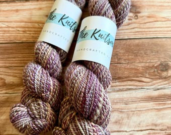 Smoke Show, Hand Spun Yarn, Non Superwash BFL, DK Weight