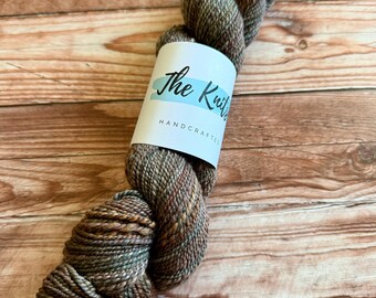 Outdoorsy, Hand Spun Yarn, NSW Superwash BFL, DK Weight