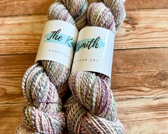 Dried Thyme, Hand Spun Yarn, Superwash Merino, DK Weight