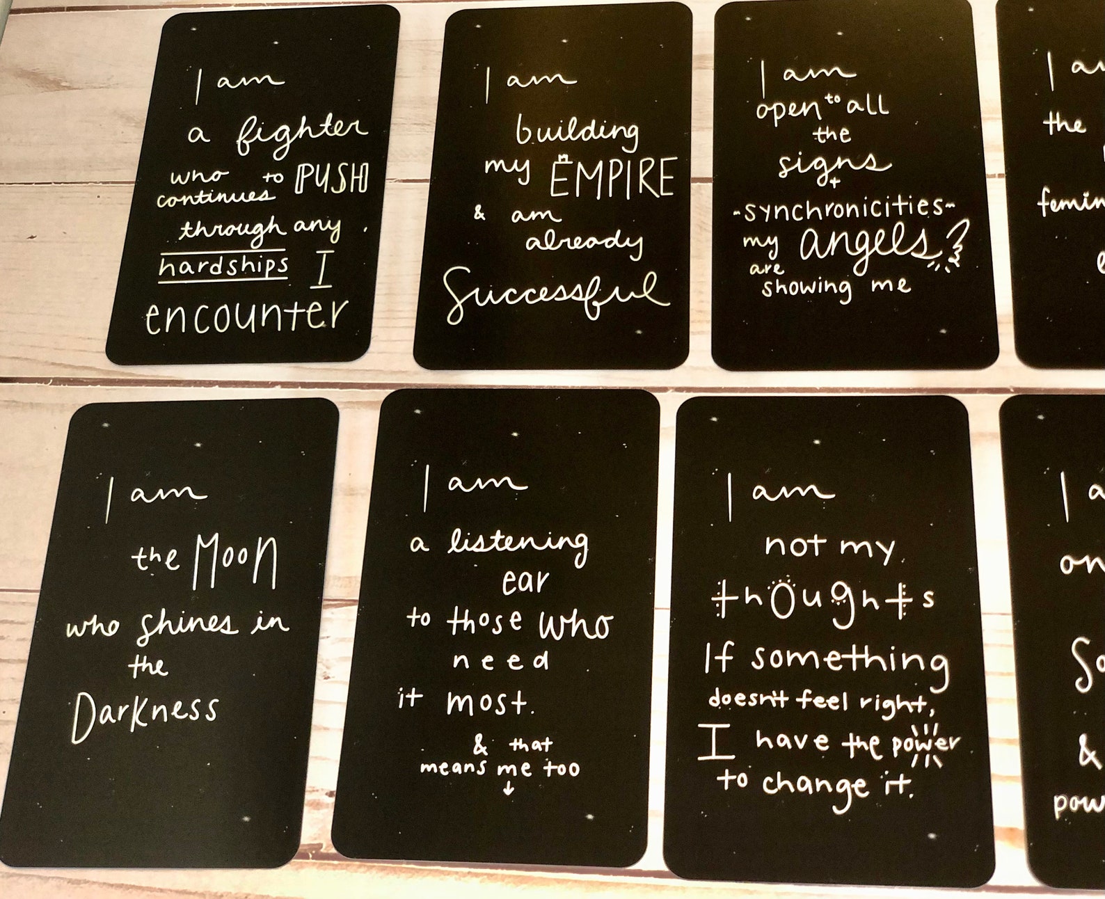 Affirmation Card Deck Etsy