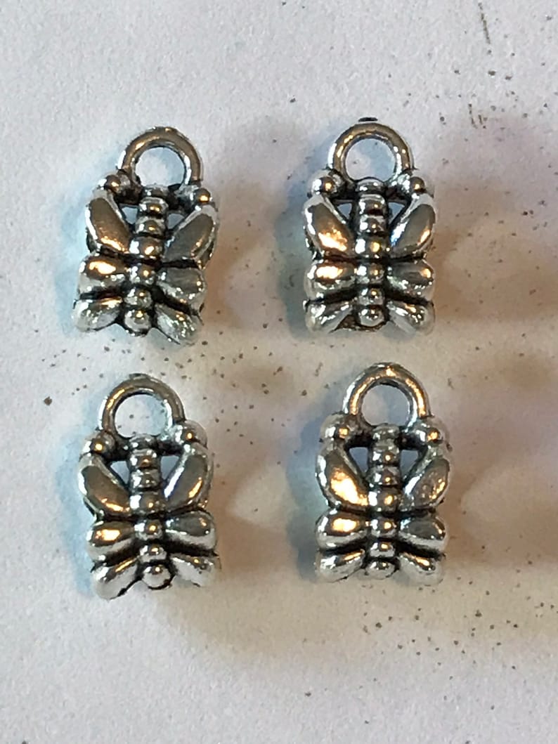 Tibetan Silver Flower Clasp Bails+7*11mm