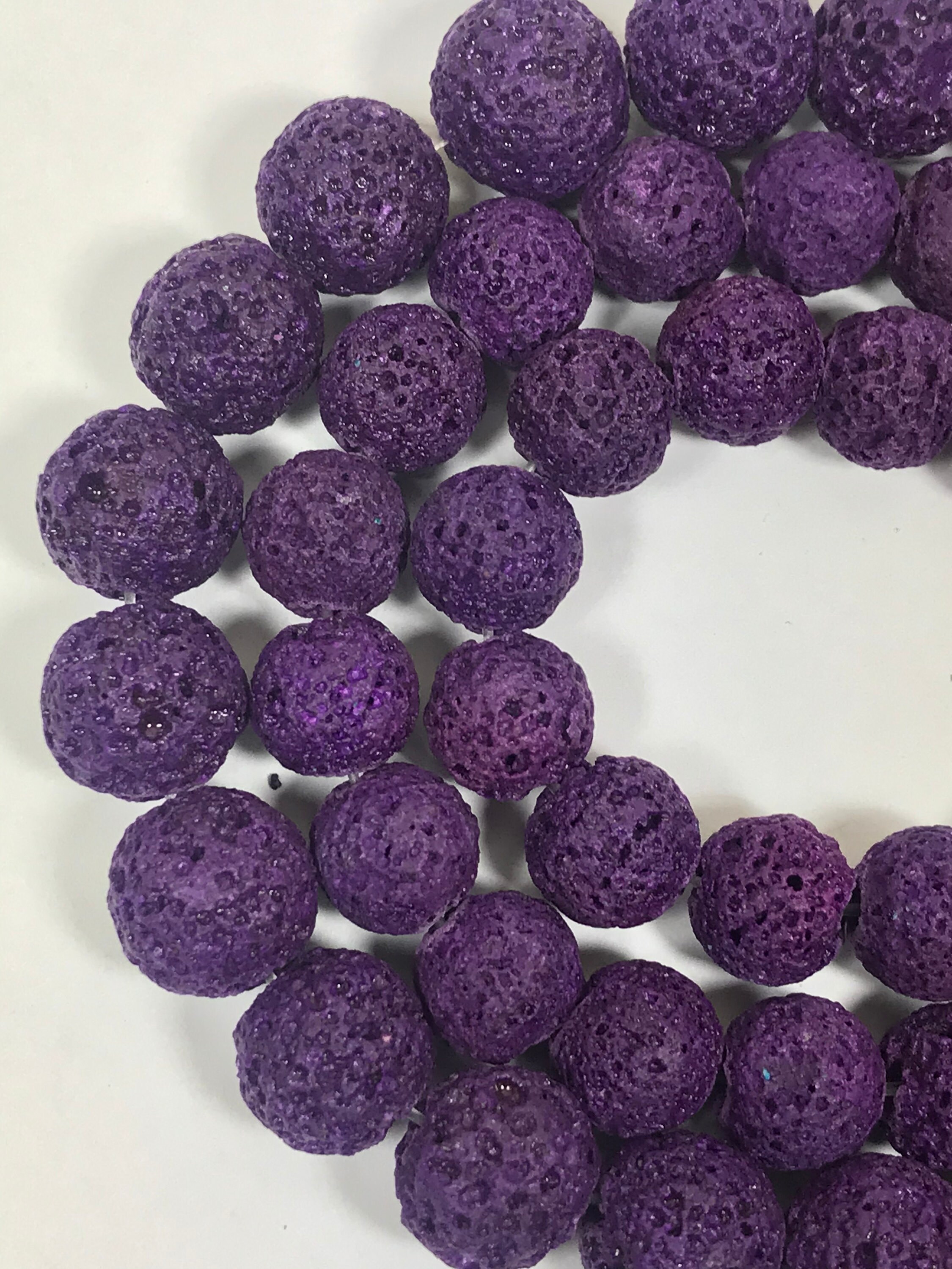 Natural Stone Purple Volcanic Lava Rock BeadsVolcanic Rock Etsy