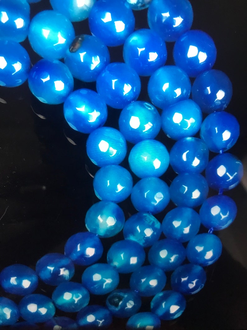2019 New Arrival Blue Agate Beads+Agate Beads+Gemstone Beads+Jewelry Making Beading+Stone beads