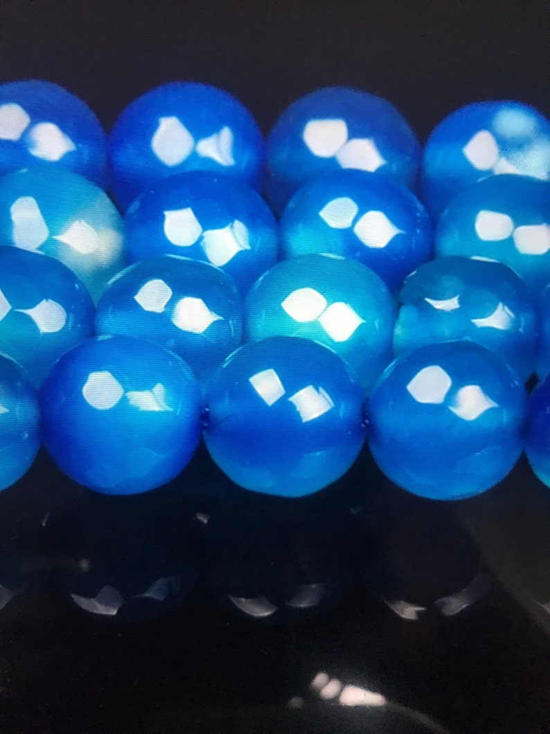 2019 New Arrival Blue Agate Beads+Agate Beads+Gemstone Beads+Jewelry Making Beading+Stone beads