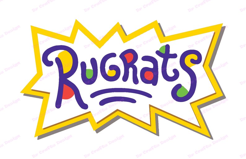 Rugrats Logo SVG, svg, dxf, Cricut, Silhouette Cut File, Instant Download 