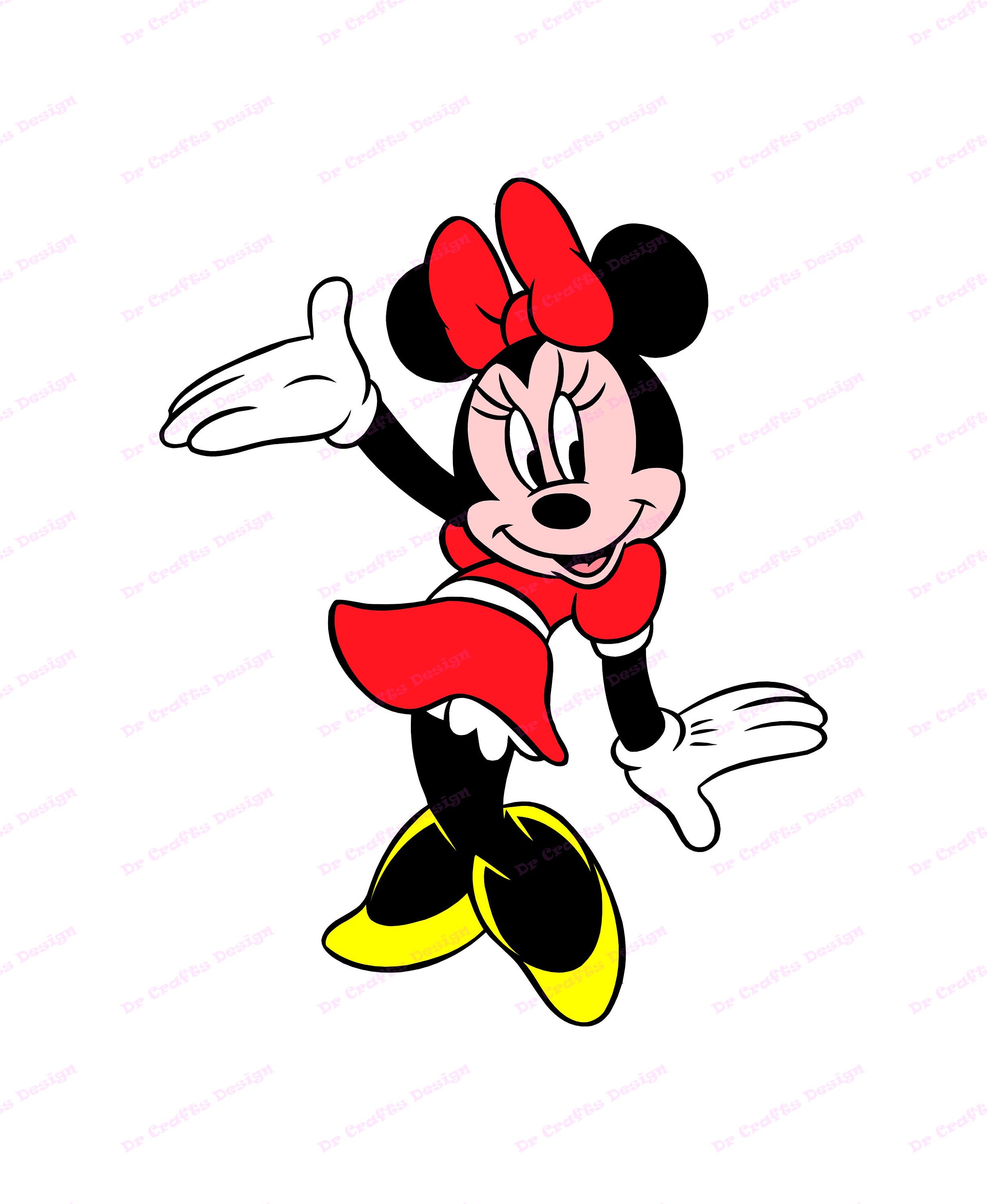 25 Free Minnie mouse SVG For Cricut or Silhouette Cut File – 8SVG