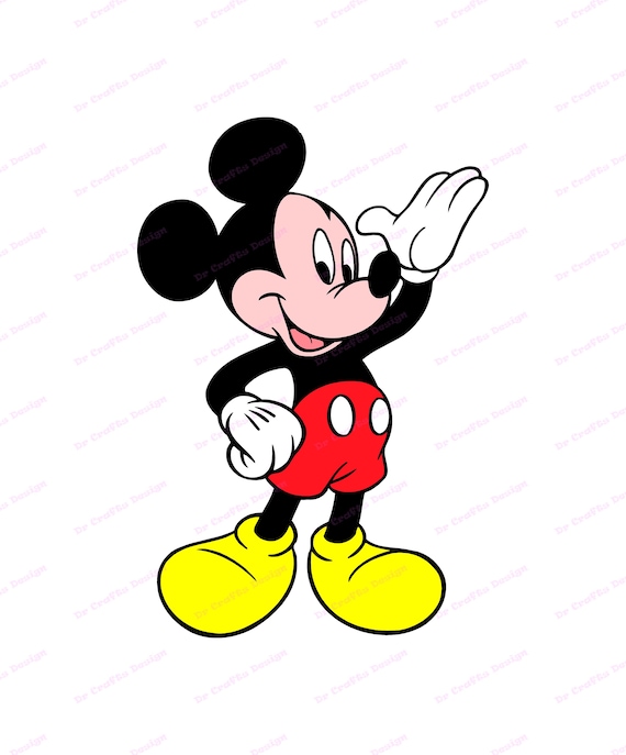 Download Mickey Mouse Svg 10 Svg Dxf Cricut Silhouette Cut File Etsy