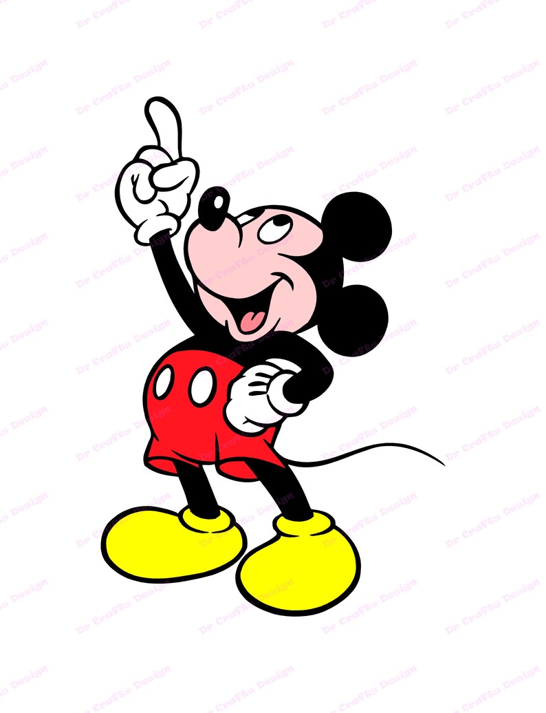 Download Mickey Mouse SVG 7 svg dxf Cricut Silhouette Cut File | Etsy