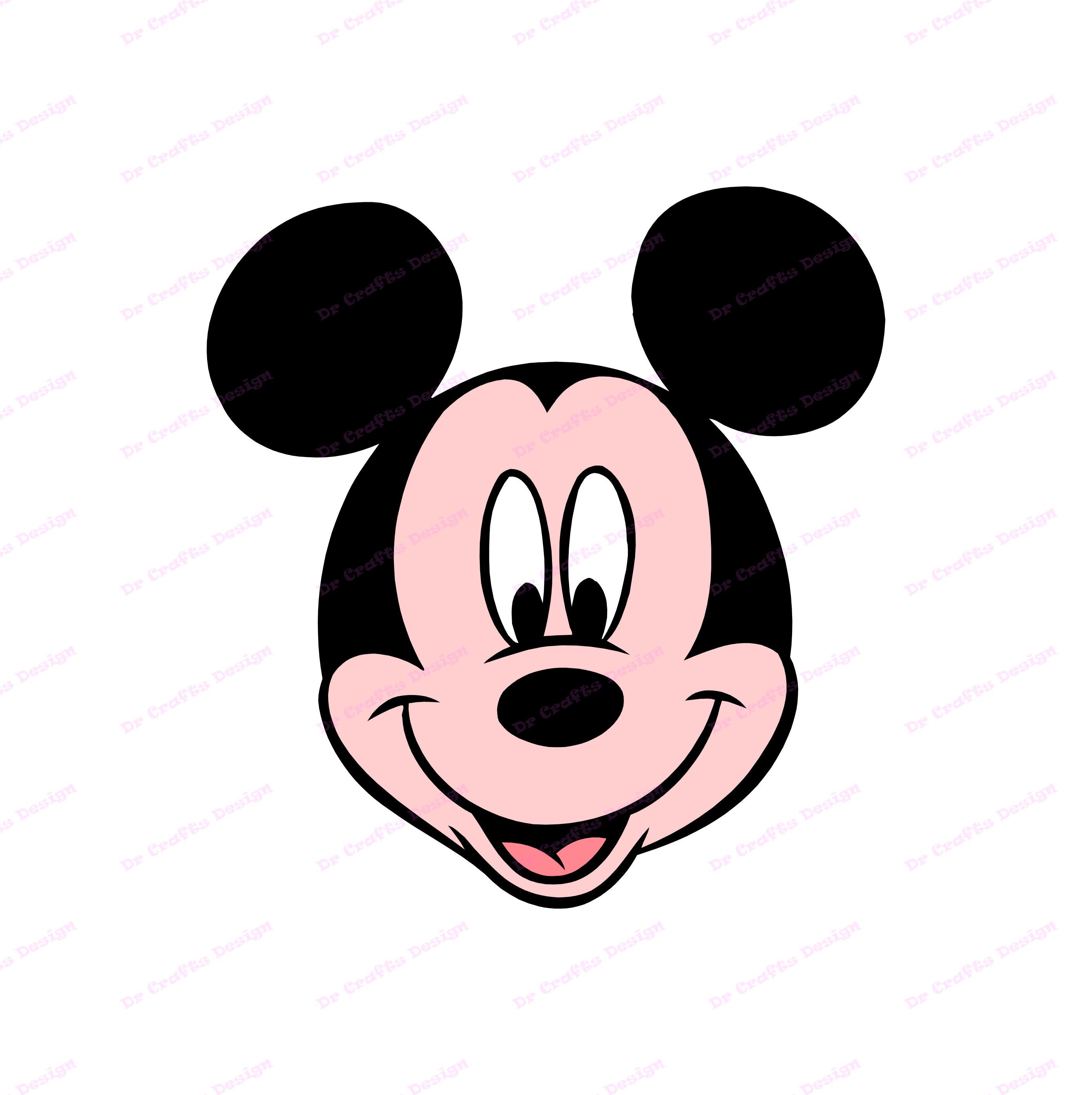 Mickey Mouse SVG 26 Svg Dxf Cricut Silhouette Cut File | Etsy