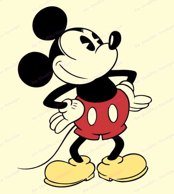 Download Mickey Mouse SVG 84 svg dxf Cricut Silhouette Cut File | Etsy