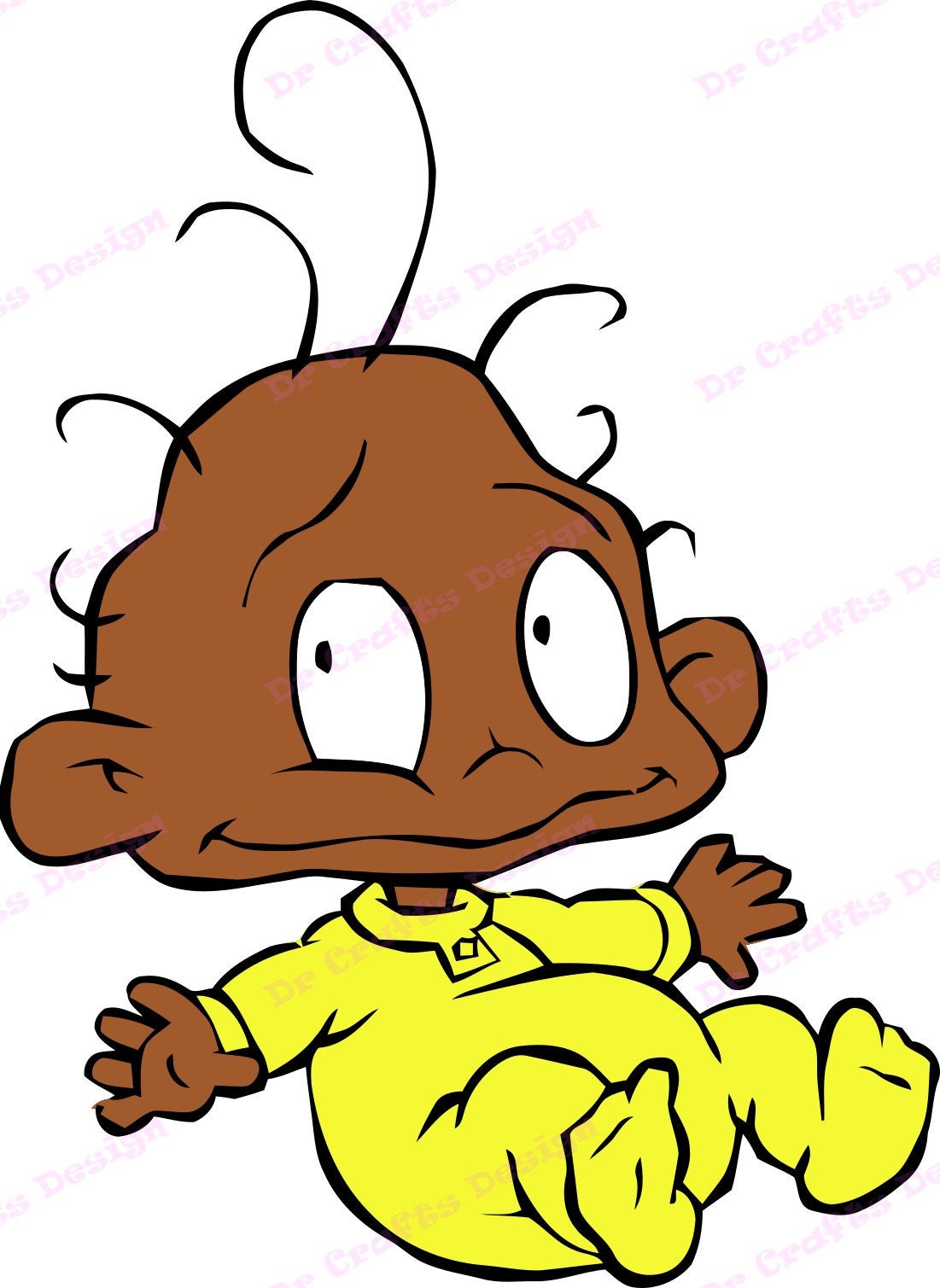 Download Dil Pickles African American Rugrats SVG svg dxf Cricut | Etsy