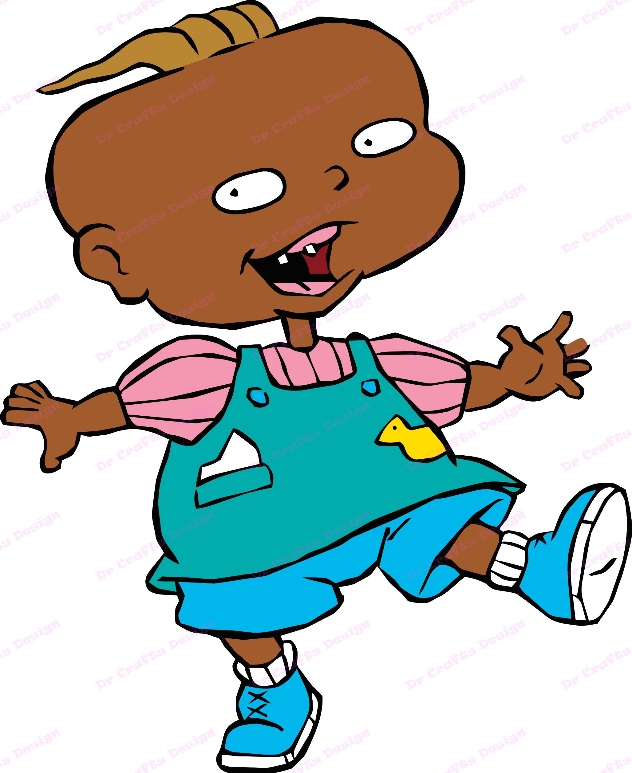 Download Phil DeVille African American Rugrats SVG svg dxf Cricut ...